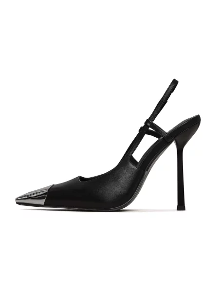CESARE GASPARI Pumps / argintiu negru
