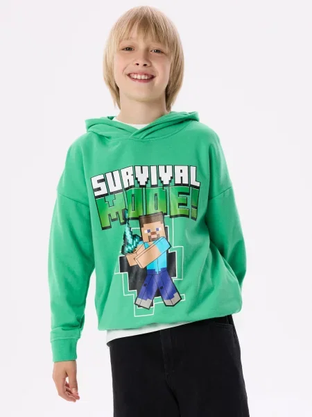 Reserved Minecraft melegítőfelső zöld