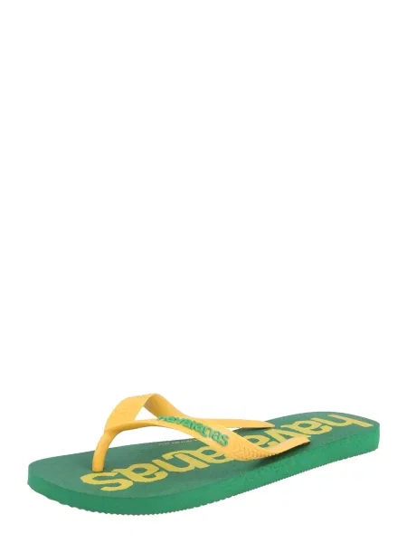 HAVAIANAS Ujjelválasztó-pántos szandál TOP LOGOMANIA 2 / zöld sárga