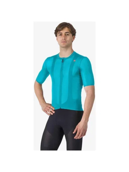 Koszulka rowerowa Castelli Superleggera A/C basenowy M niebieski