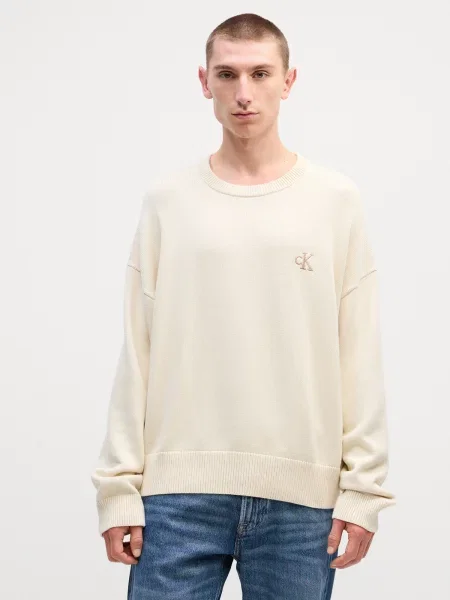 Calvin Klein Jeans Pulover lână alb