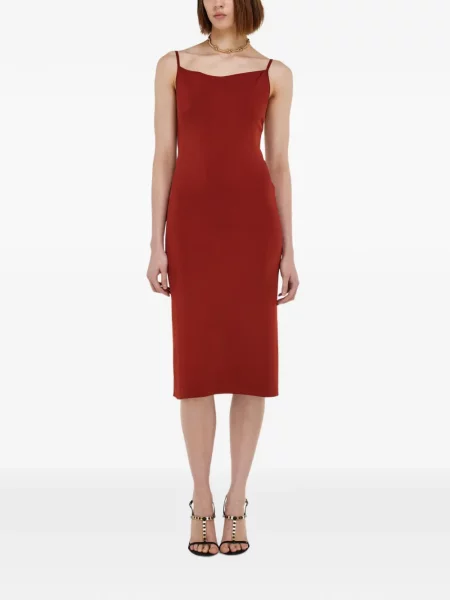 Rochie Ferragamo tricotate roșu