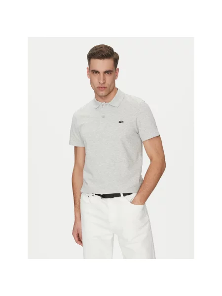 Lacoste Polo Regular Fit siva