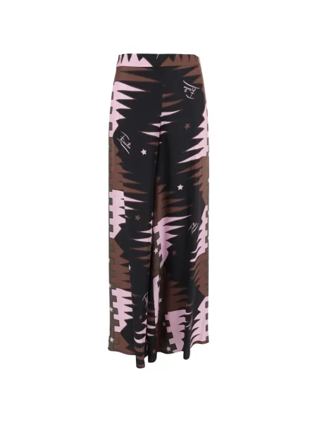 Pantaloni Pucci de mătase cu imagine negru