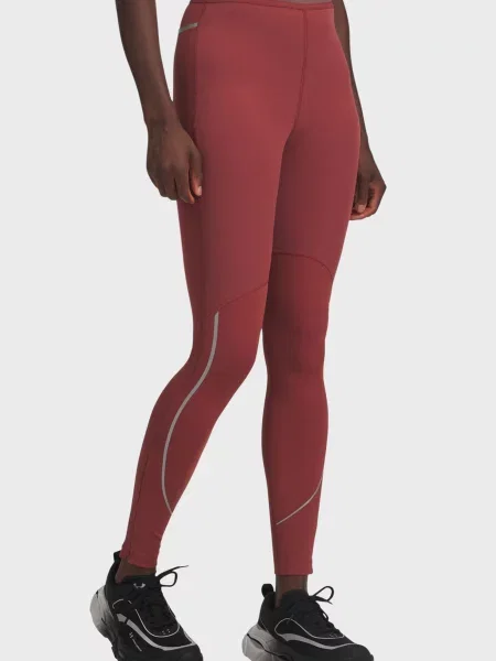 Колготы Under Armour для бега красные
