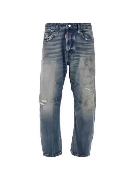 Blugi Dsquared2 zdrențuiți albastru