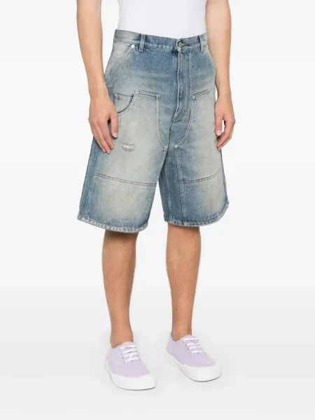 Džínsové šortky Moschino modrá