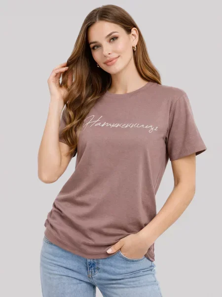 Футболка Leinle коричневий