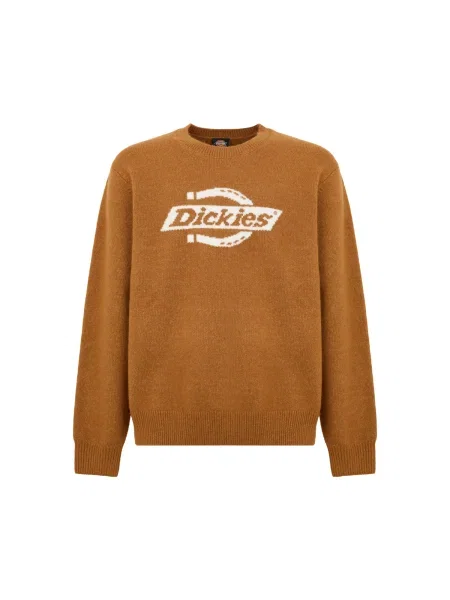 DICKIES Pulóver Ruston karamell fehér