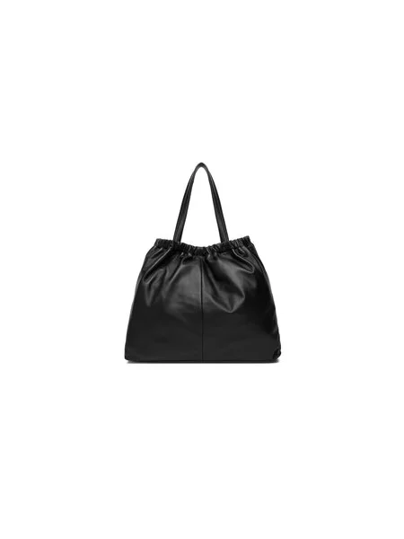 Táska Tommy Hilfiger Soft Leather Tote fekete