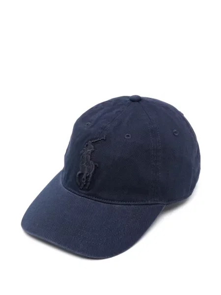 Велурени костюм чорапи Polo Ralph Lauren бродирани синьо