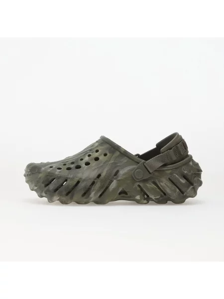 Sneakers Crocs Echo Marbled Clog Dusty Olive/ Multi EUR măslin