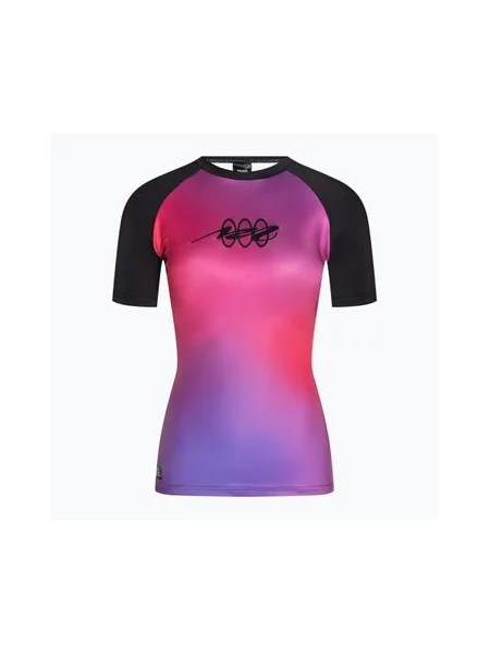 Футболка для плавання ION Lycra Lizz чорно-фіолетова фіолетова