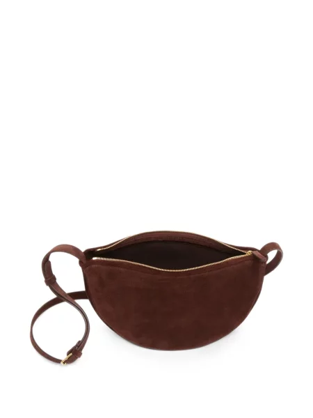 Geantă Mansur Gavriel din piele de căprioară maro