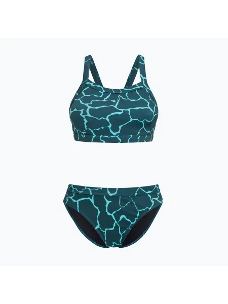 Дамски бански костюм от две части Orca Core Bikini тъмнозелен зелено