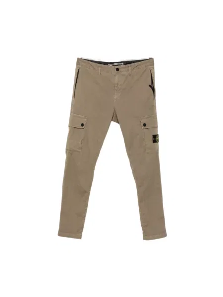 Spodnie cargo Stone Island z kamieniami brązowe