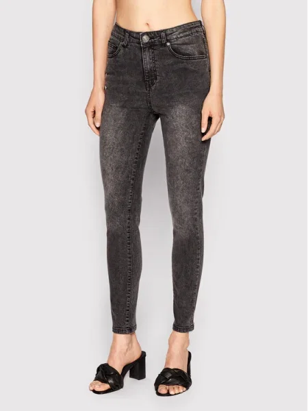Urban Classics Džínsy denim sivý