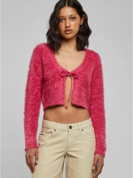 Kardigan Urban Classics w piórka o krotszym kroju