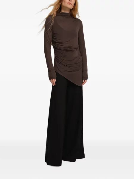 Top Marcella asimetric maro