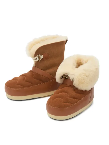 Botine Moon Boot maro
