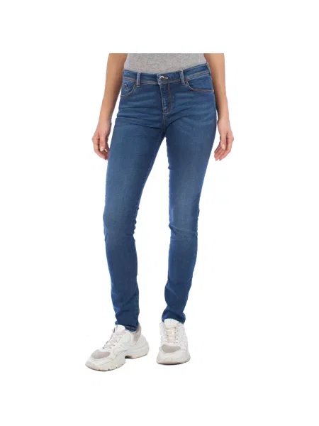 Pantaloni Emporio Armani albastru