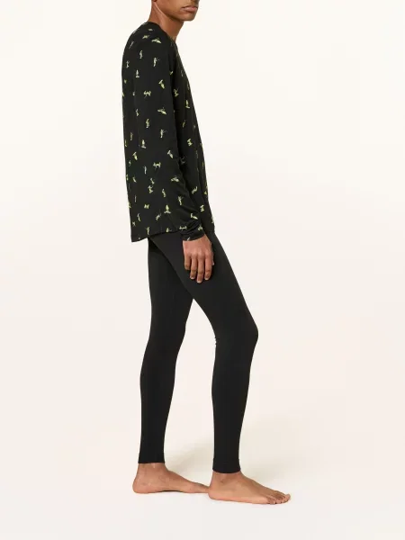 Kalhoty Icebreaker z merino vlny černé