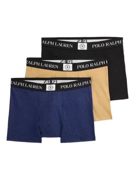 Briaunotas pusiau užtrauktukas zomšinės bokseriai Polo Ralph Lauren balta