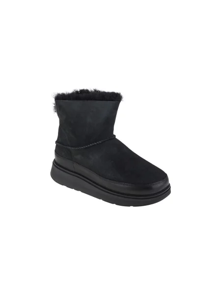 Pantofi Fitflop din piele de oaie negru