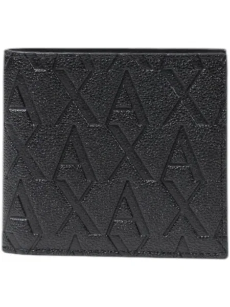 Portofel Mare pentru Bărbați Armani Exchange negru