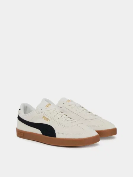 Замшевые кеды Puma бежевые