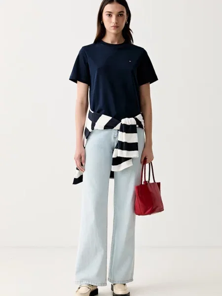 Tommy Hilfiger tricou pentru femei din albastru