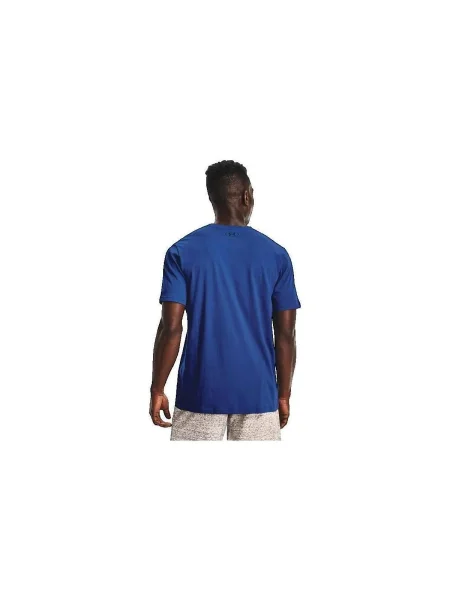Polo Under Armour cu autograf albastru