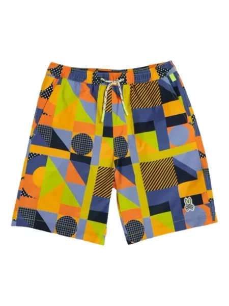 Spodní díl plavek Psycho Bunny s potiskem modrý