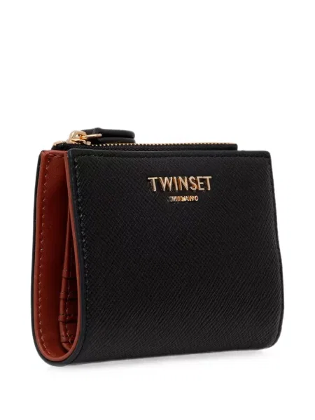 Portofel Twinset cu autograf negru