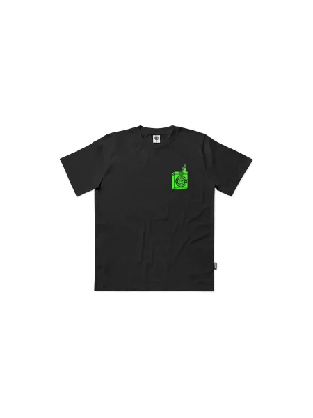 The Dudes Too Short Smokes Neon Classic T-Shirt Mężczyźni Koszulki The Dudes Size: XL czarny