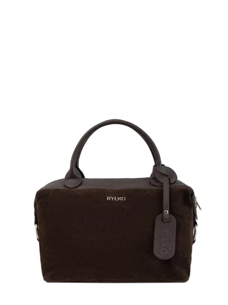 RYŁKO Ručna torbica tamno smeđa