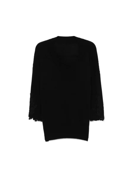 Sweter Ermanno Scervino z kaszmiru czarny