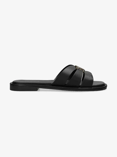 Mexx Kožené šľapky RAMA PARROT čierna