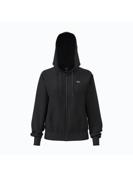 Bluză pentru femei Under Armour Rival Fleece Full Zip ultimate black/white alb