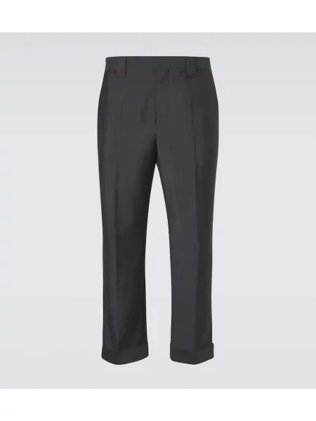 Cropp pantaloni Versace de lână gri