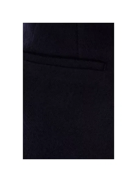 Spodnie Dries Van Noten wełniane niebieskie
