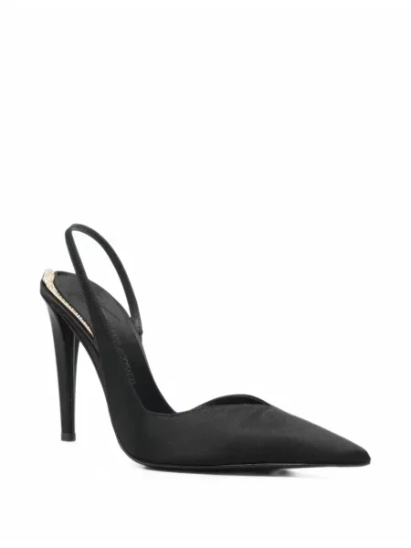 Pantofi cu toc Giuseppe Zanotti slingback negru
