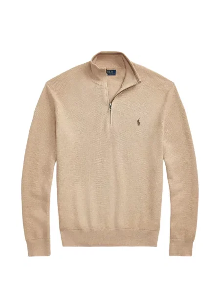 Tricou polo Polo Ralph Lauren cu autograf cu 5 buzunare în carouri gri