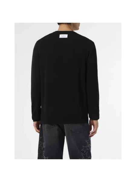Sweter Philipp Plein z kaszmiru czarny