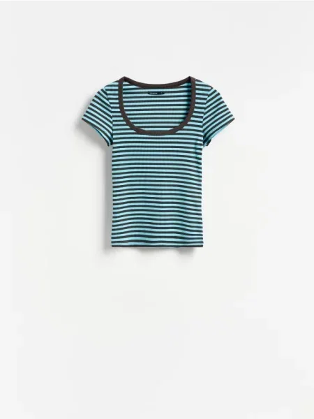 Reserved Tricou cu conținut ridicat de albastru