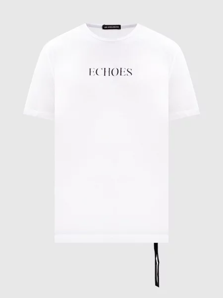 Футболка з принтом Echoes Ann Demeulemeester біла