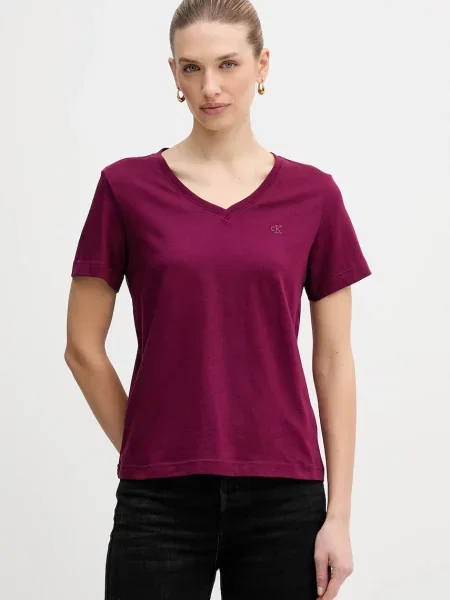 Calvin Klein Jeans tričko fialové