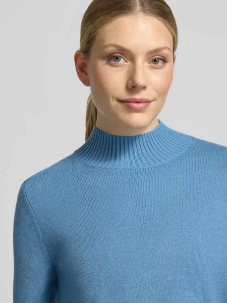 Sweter z dzianiny o kroju regular fit ze stójką Christian Berg Woman