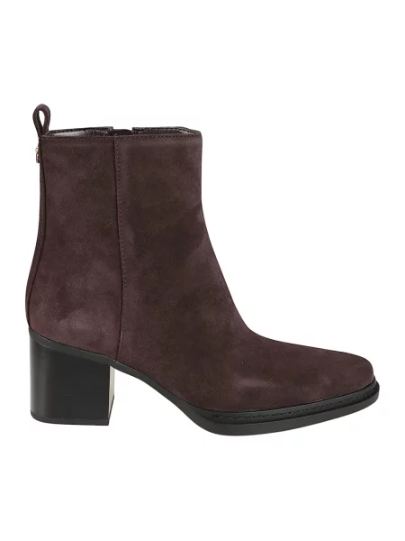 Botki Michael Kors skórzane brązowe