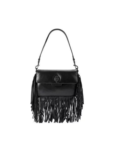 Kurt Geiger London torebka crossbody skórzana OXFORD czarna